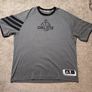 Adidas 2012 NBA All-Star Game Orlando Shooting Shirt Grey Men’s Large ORL 12￼